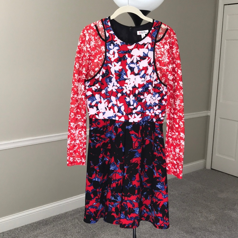 Red floral Peter Pilotto x Target dress